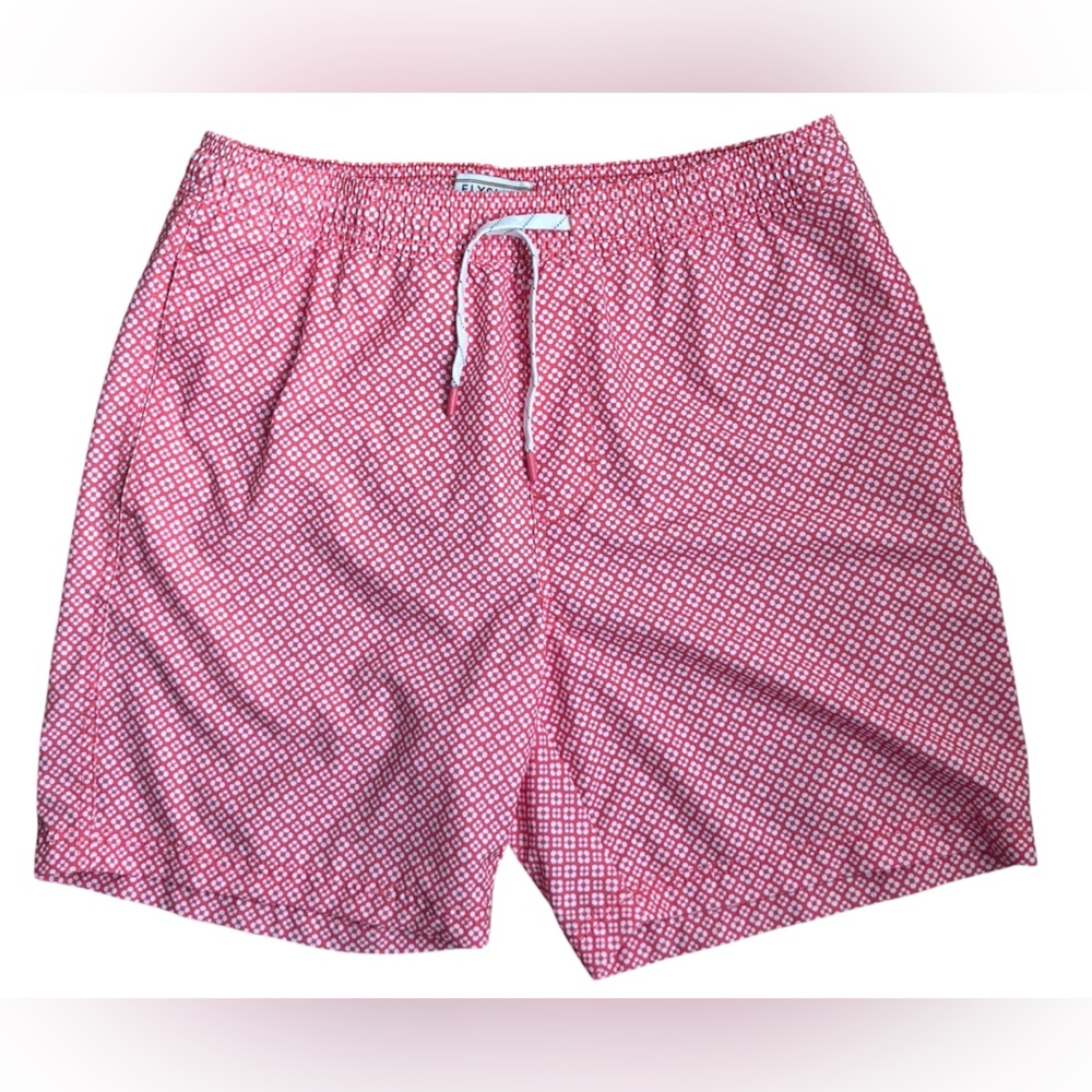 Mens Elysian Supply Company swim trunks Size Small Orange. 1644